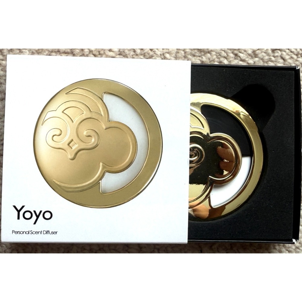 PERSONAL SCENT DIFFUSER Serene House Essential Oil Yoyo Gold Tone New In Package